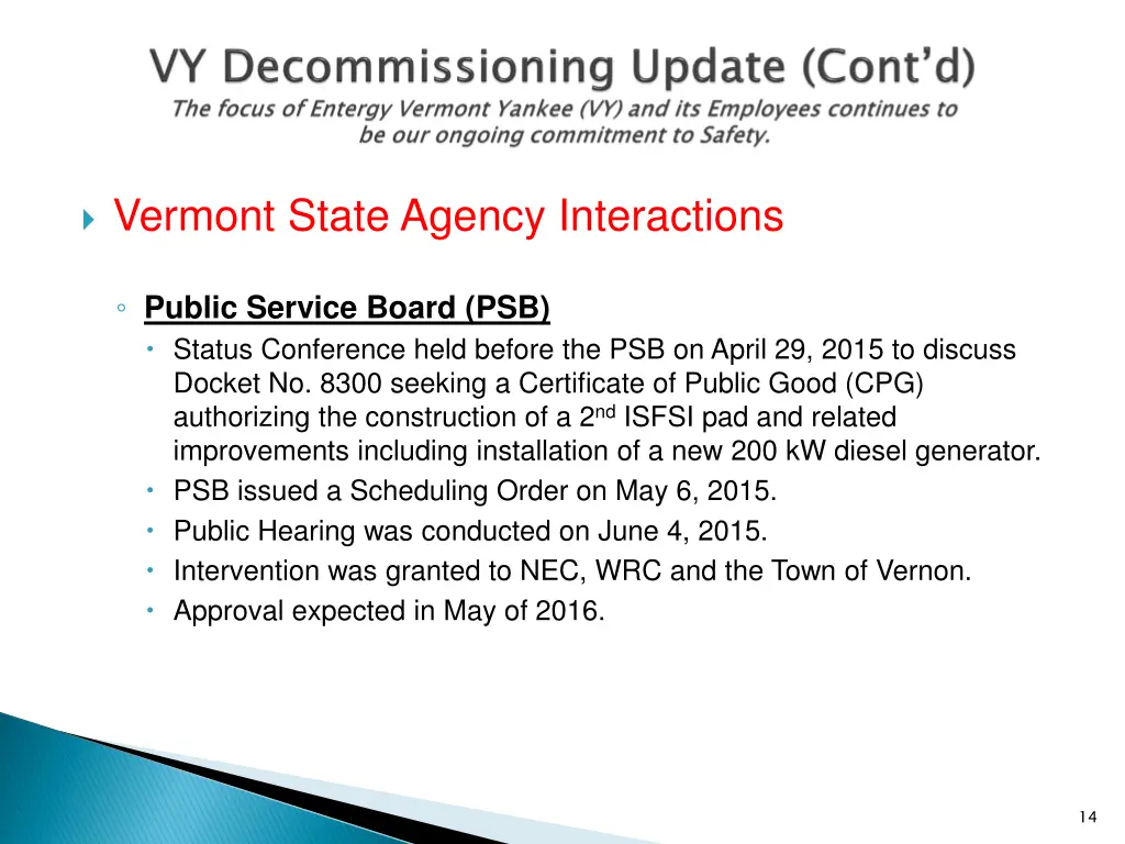 vermont state agency interactions