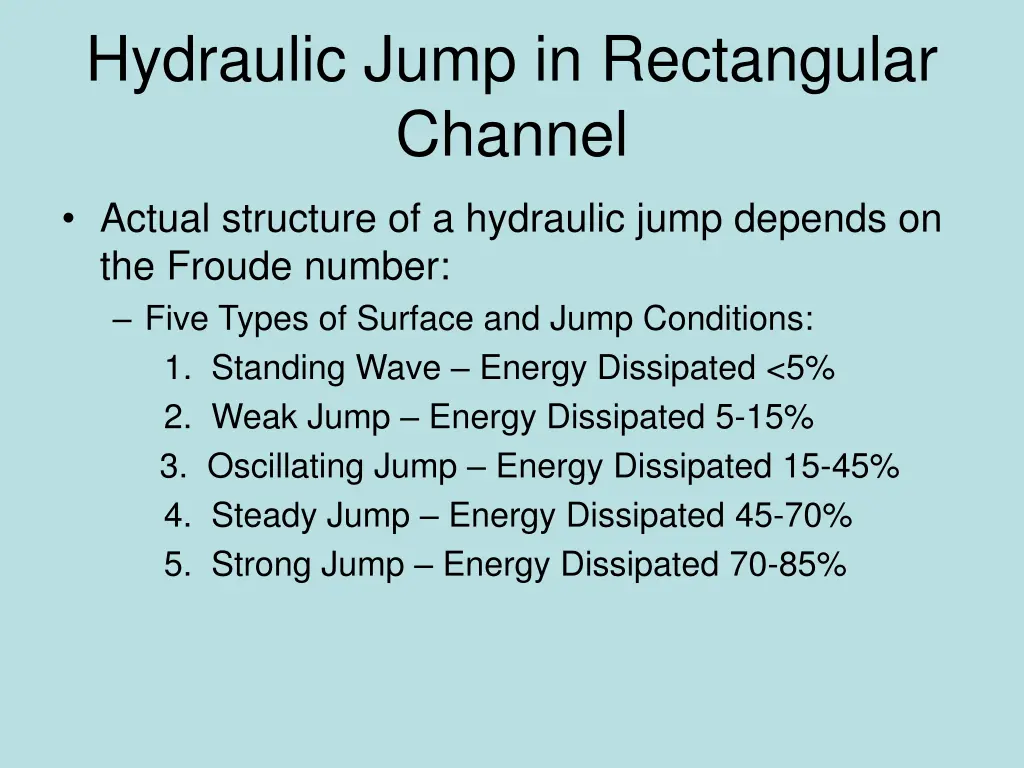 hydraulic jump in rectangular channel 4