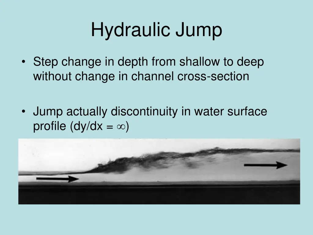 hydraulic jump