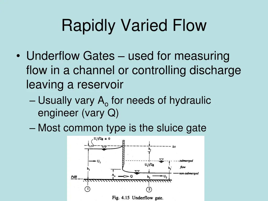 rapidly varied flow 6