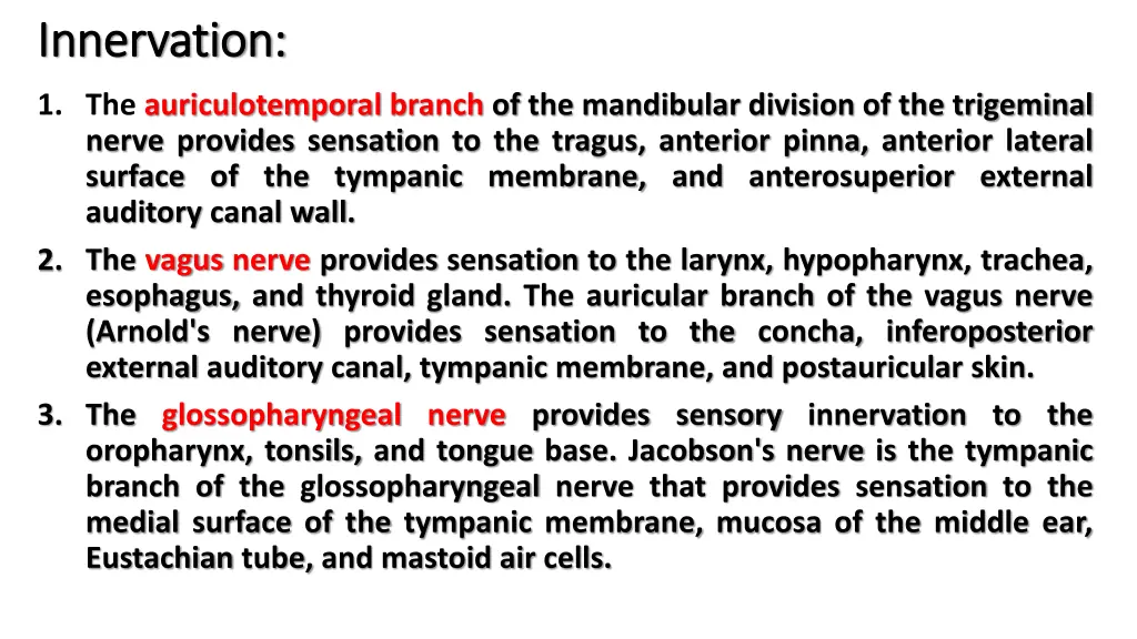 innervation innervation