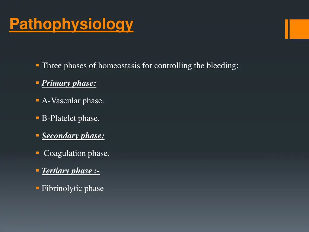 pathophysiology