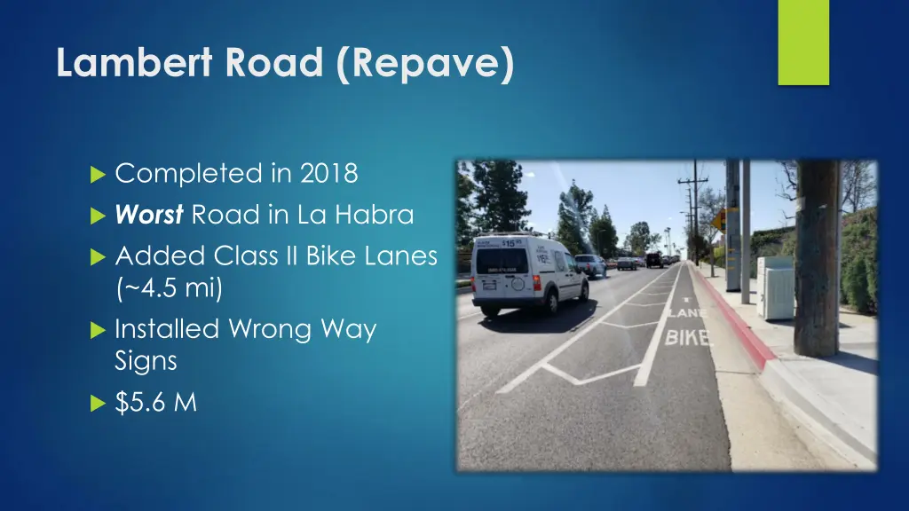 lambert road repave 2
