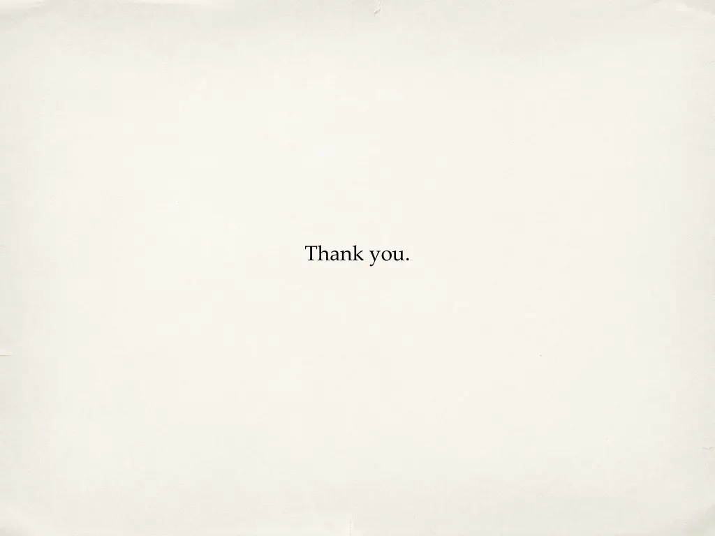 thank you