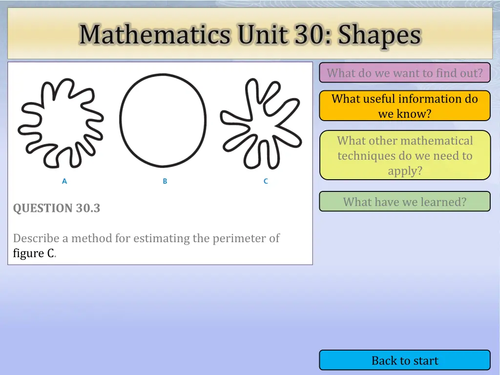 mathematics unit 30 shapes 12