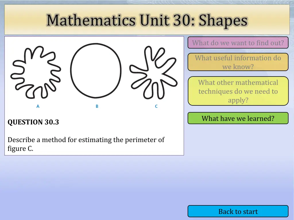 mathematics unit 30 shapes 14