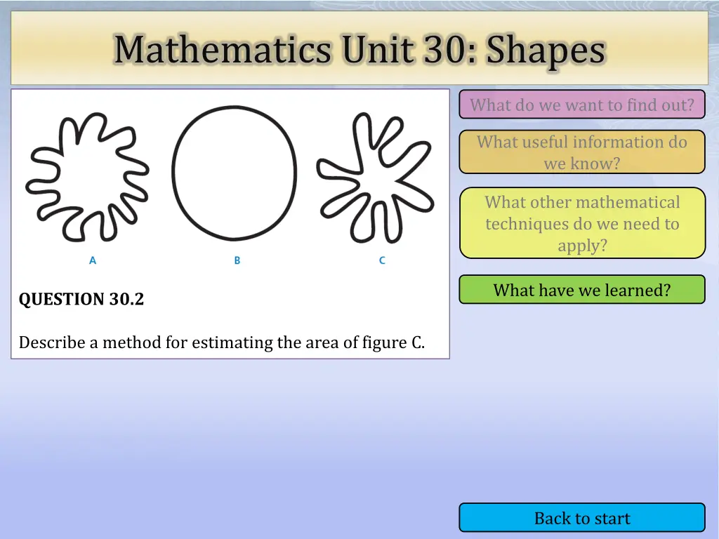 mathematics unit 30 shapes 9
