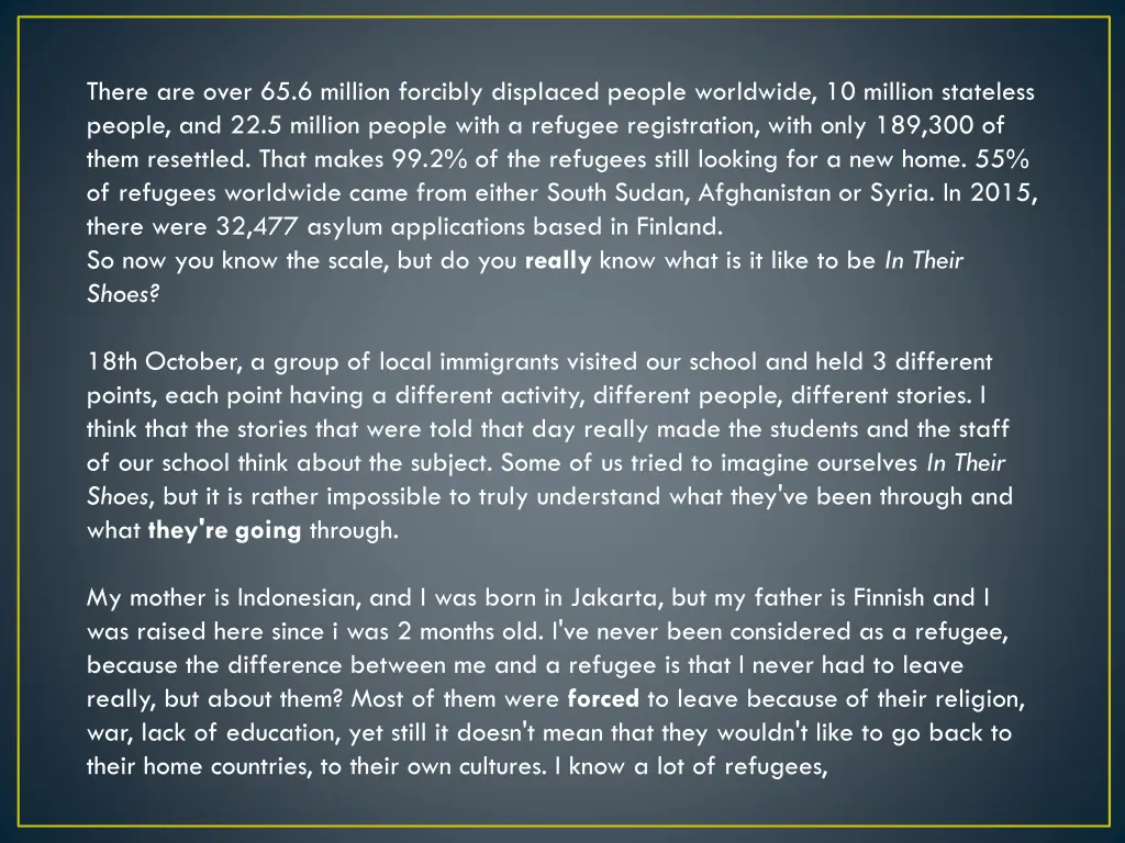 there are over 65 6 million forcibly displaced
