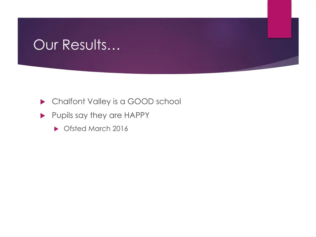 our results 1