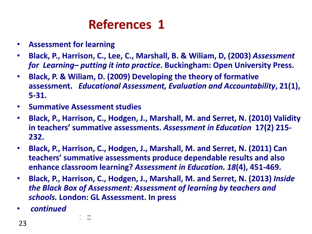 references 1