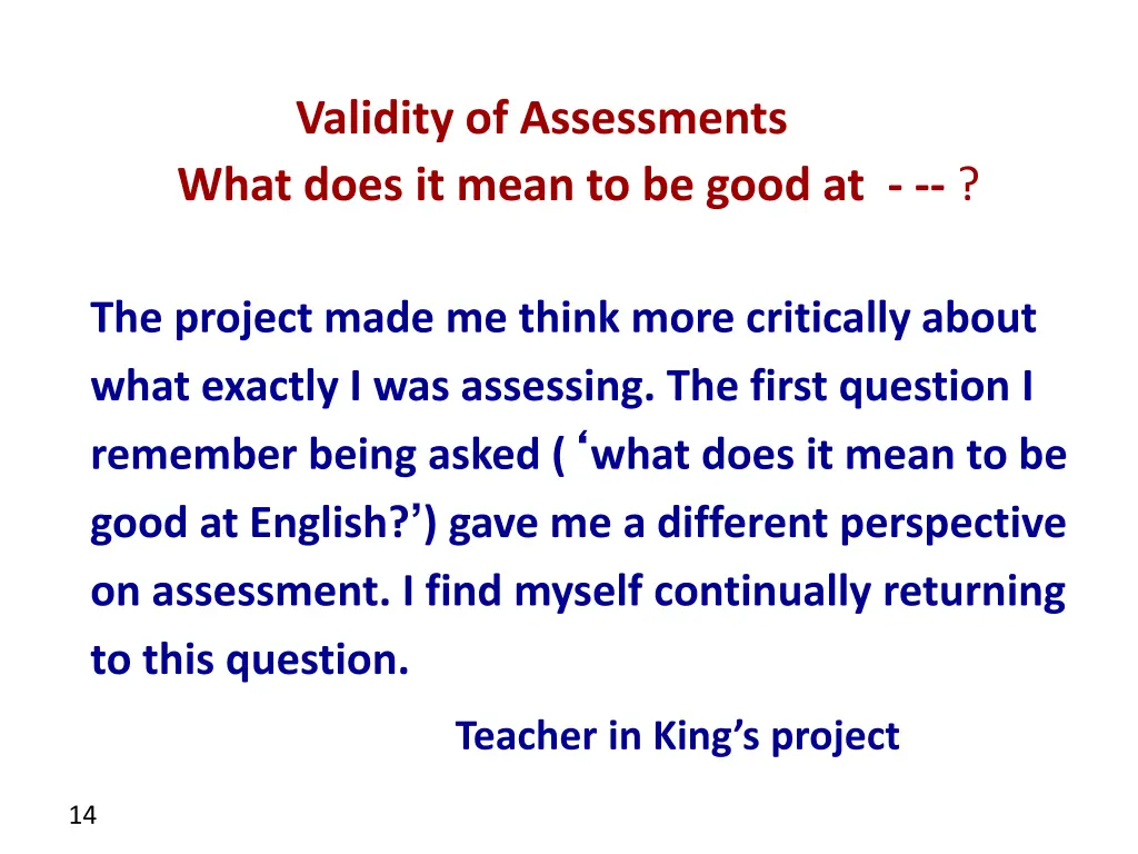 validity of assessments what does it mean