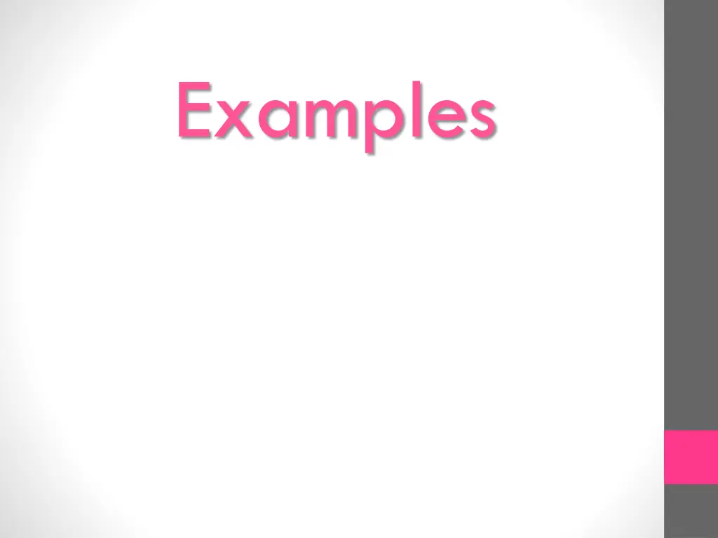 examples