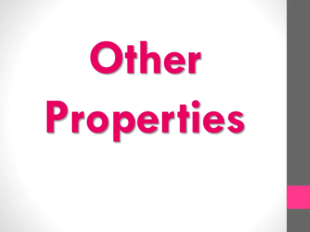 other properties