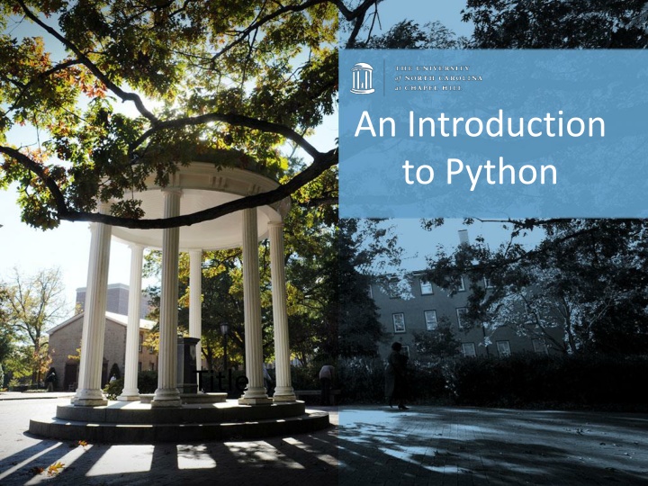 an introduction to python