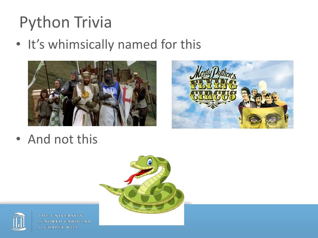 python trivia it s whimsically named for this