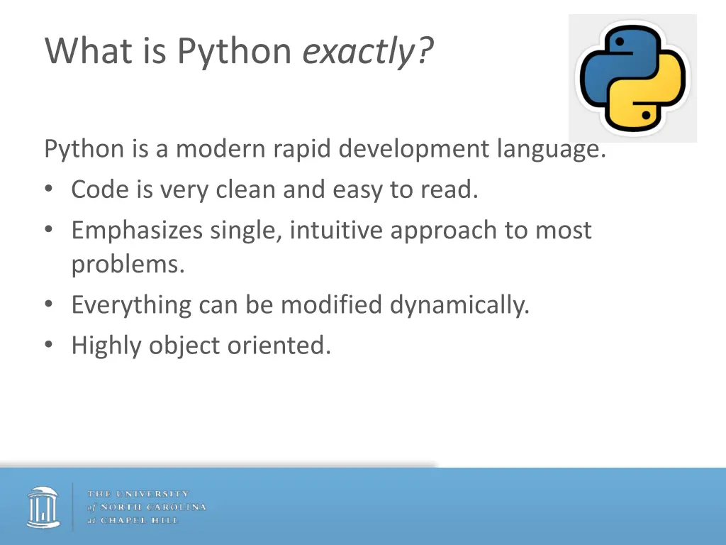 what is python exactly