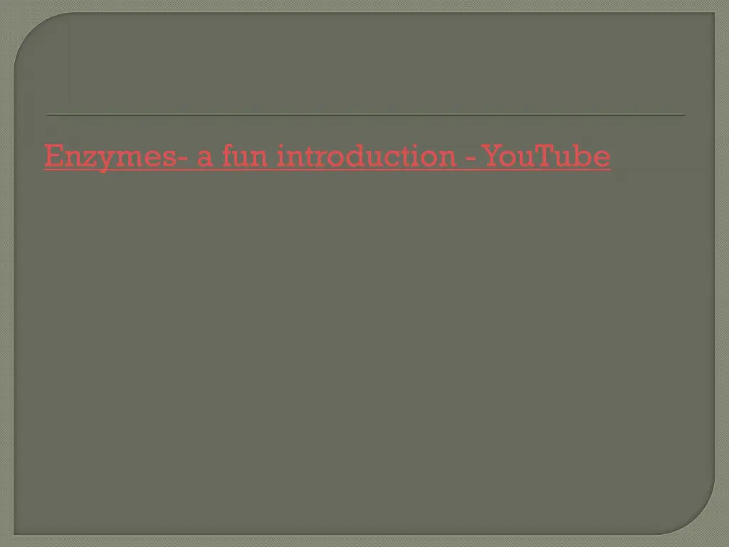 enzymes a fun introduction youtube