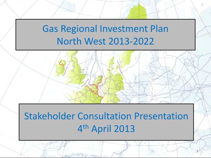 gas regional investment plan north west 2013 2022