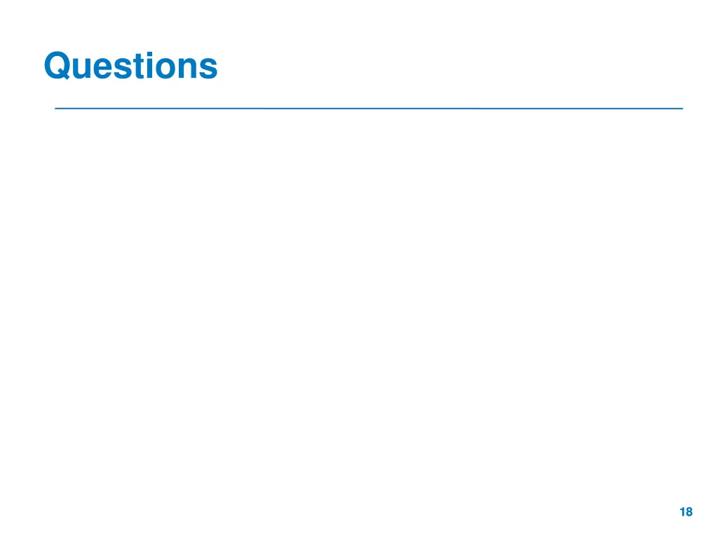 questions