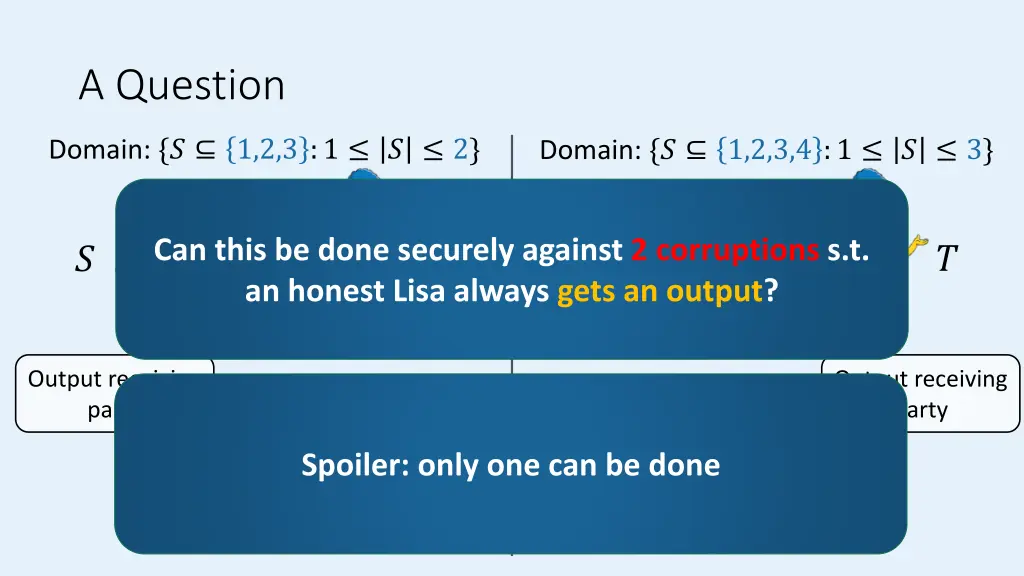 a question