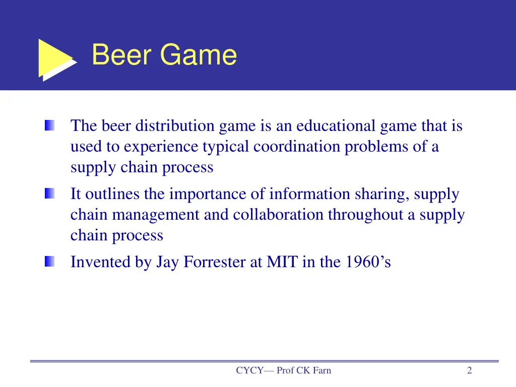 beer game