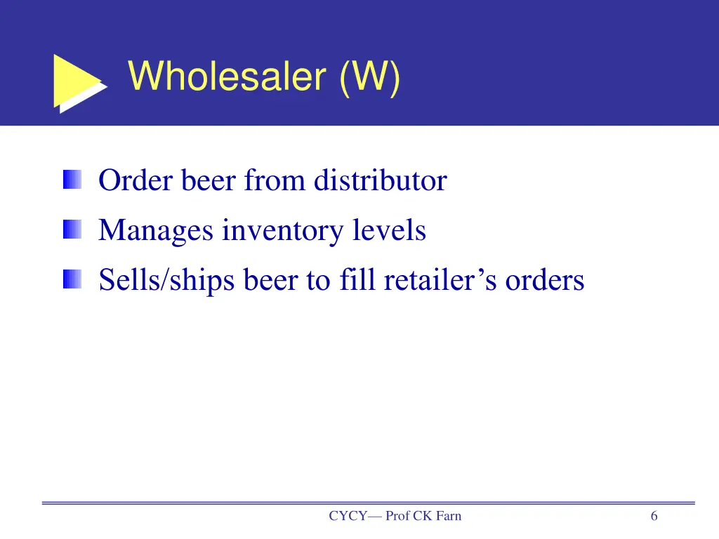 wholesaler w