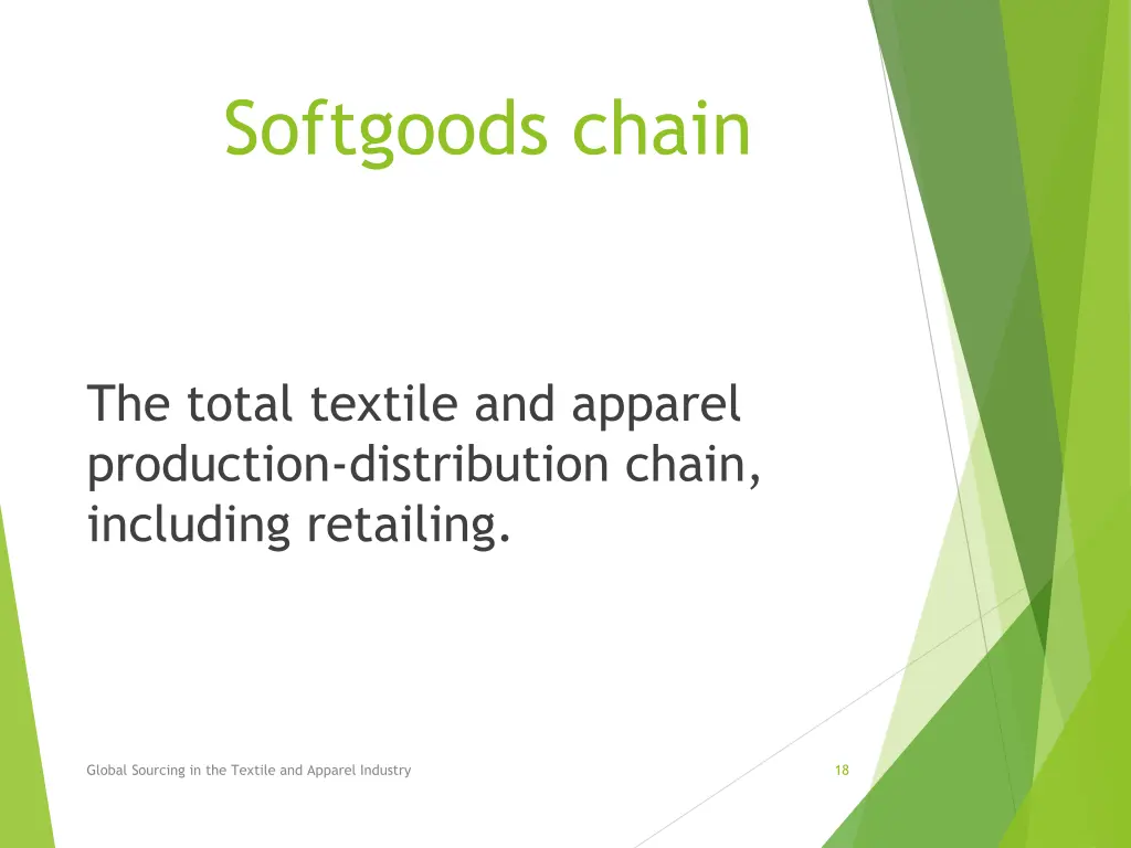 softgoods chain