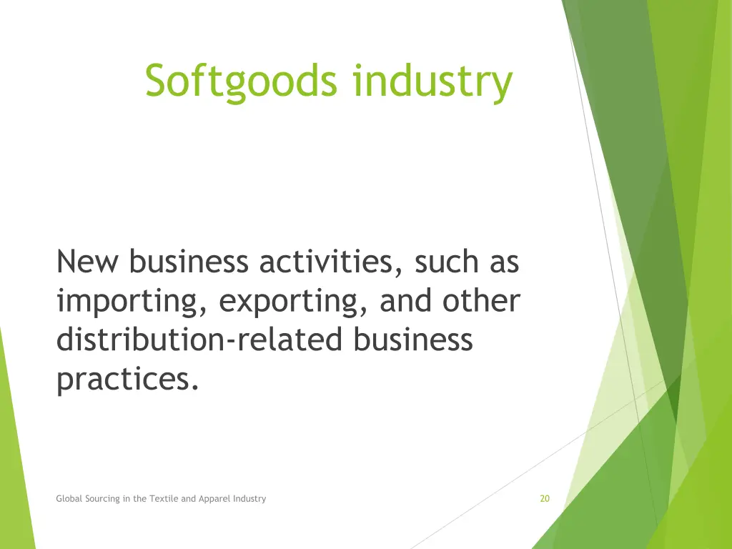softgoods industry