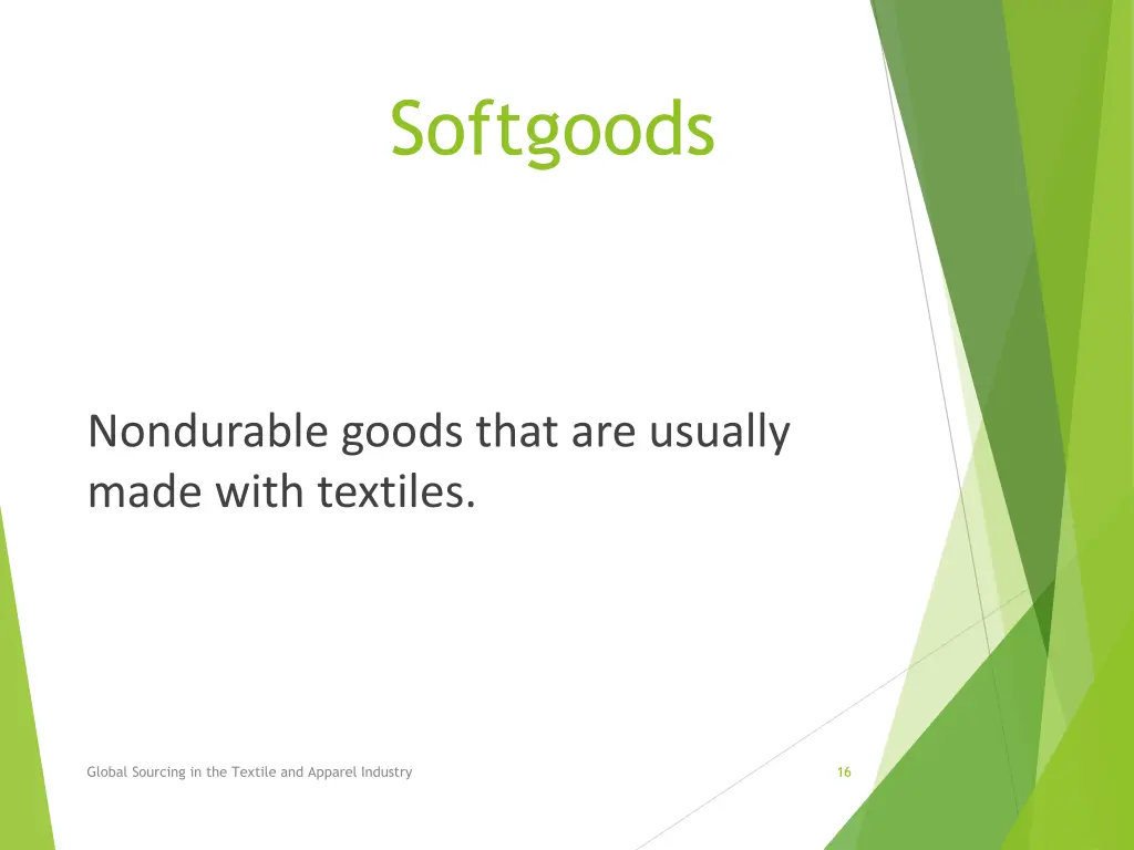 softgoods
