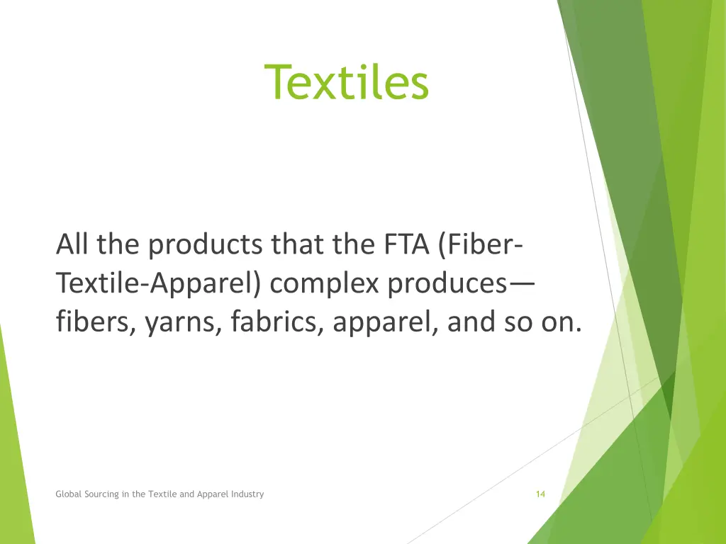 textiles