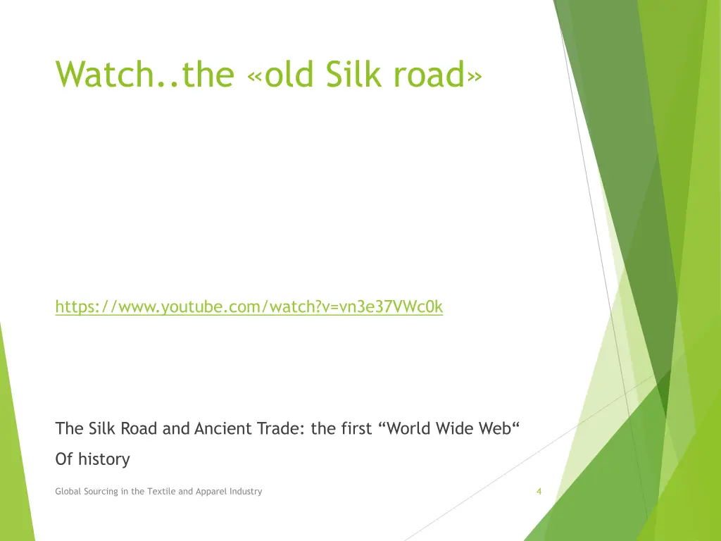 watch the old silk road