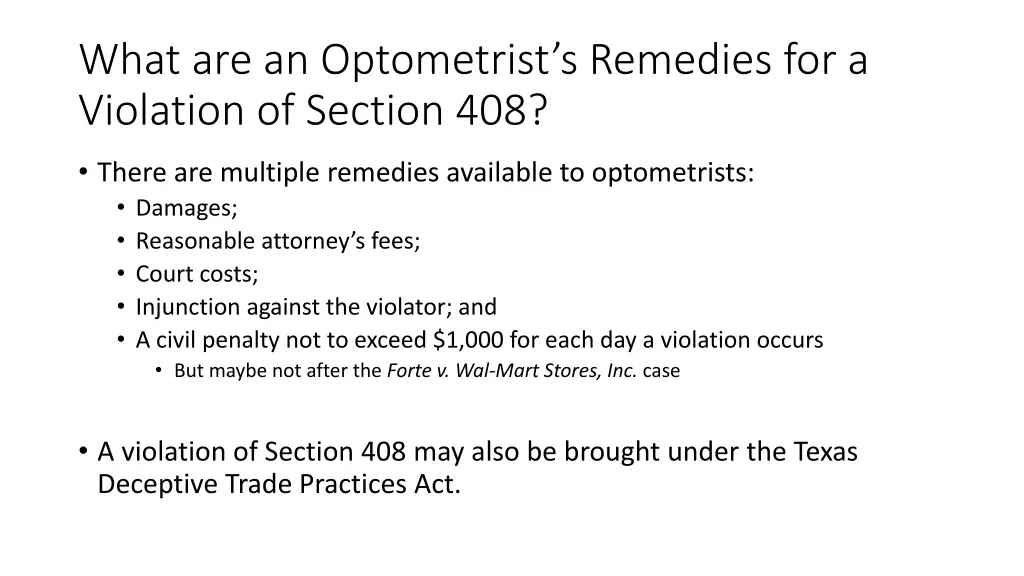 what are an optometrist s remedies