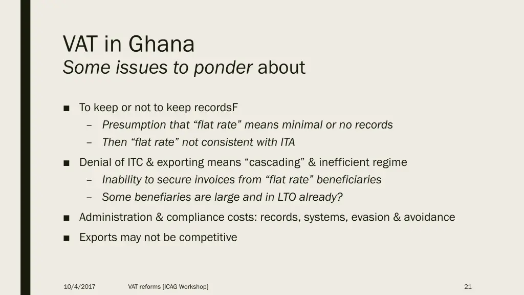vat in ghana some issues to ponder about 1