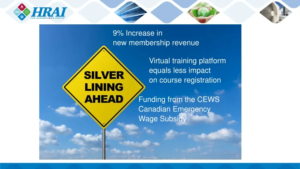 9 increase in new membership revenue