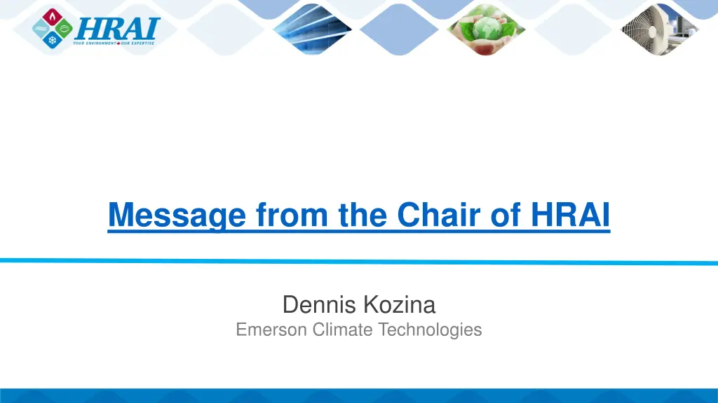 message from the chair of hrai