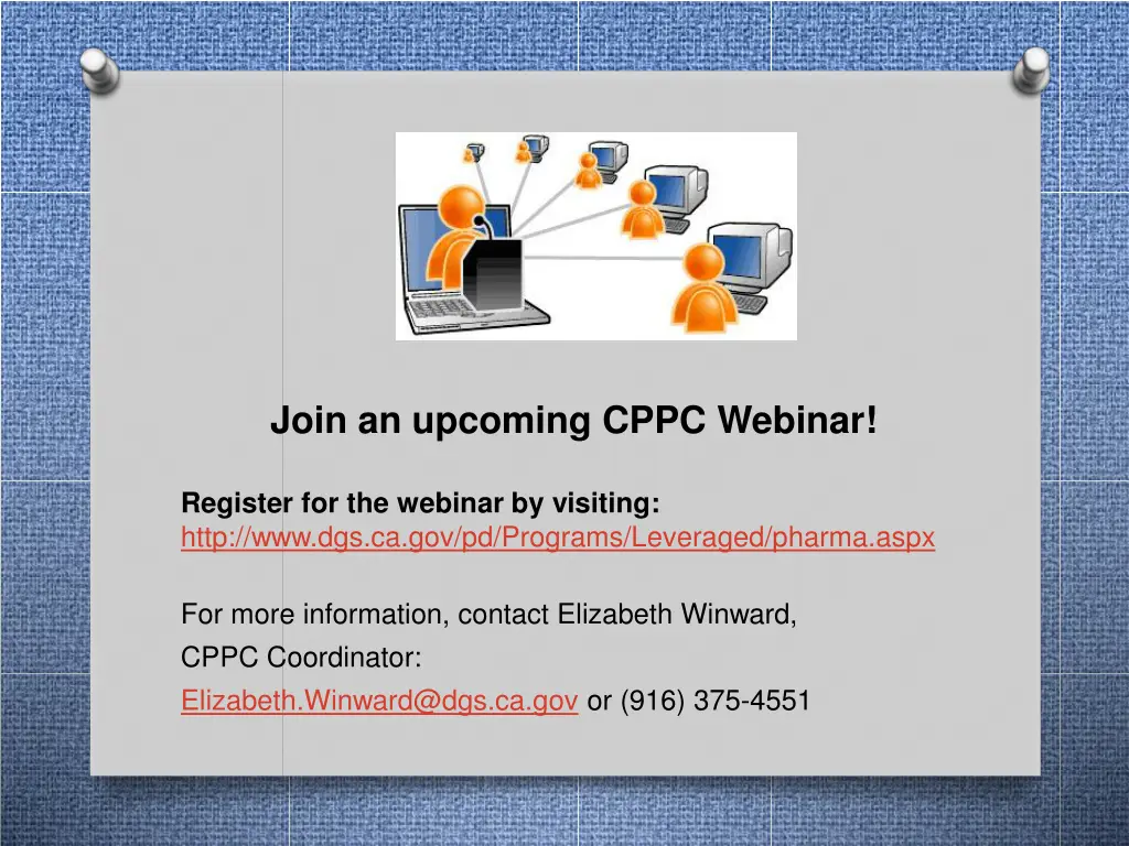 join an upcoming cppc webinar