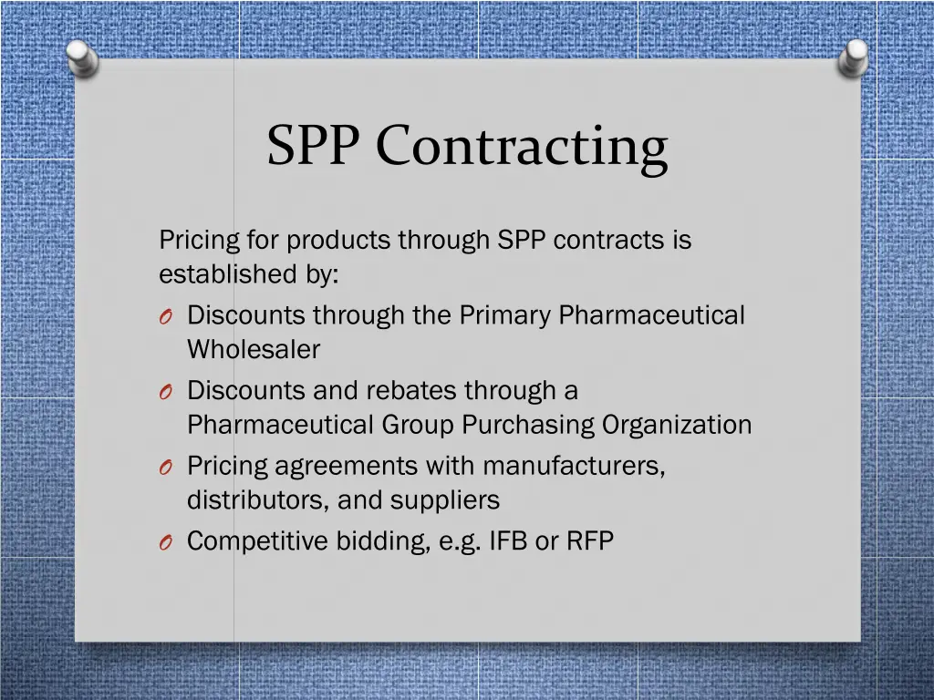 spp contracting