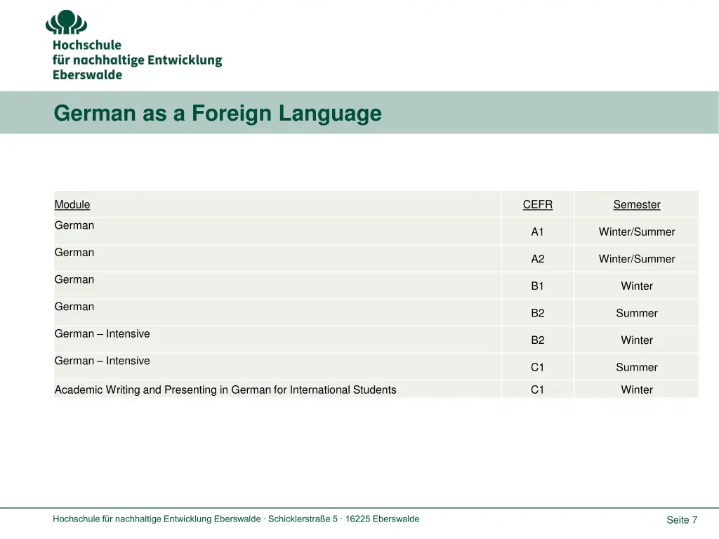 german as a foreign language 1