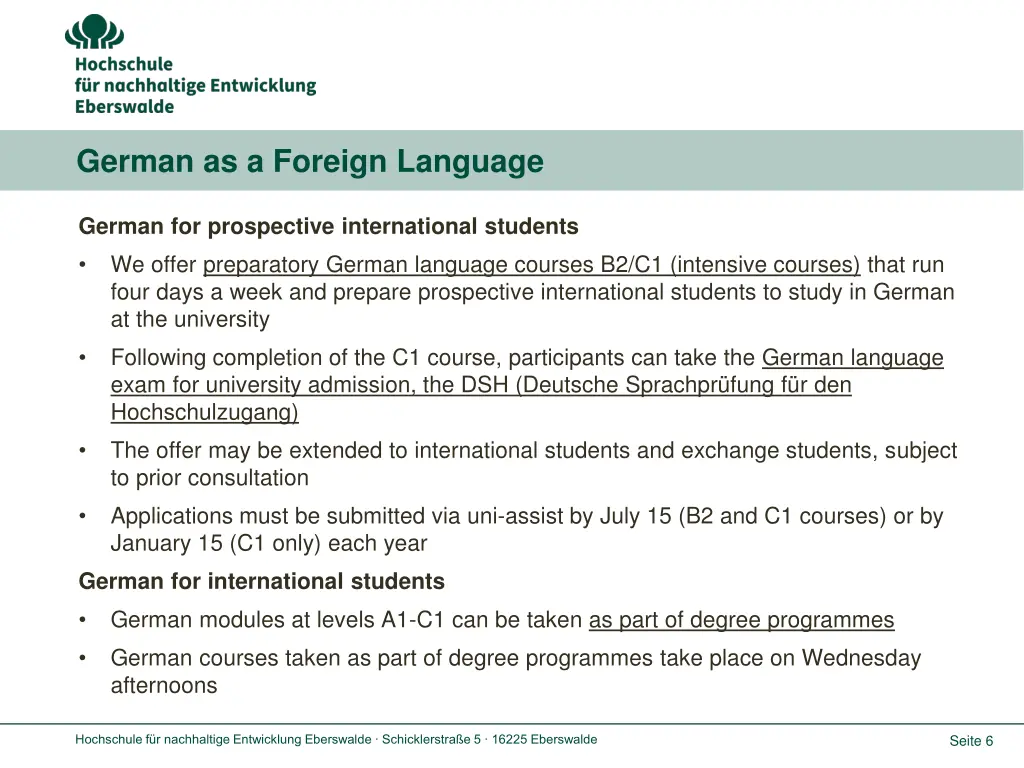 german as a foreign language