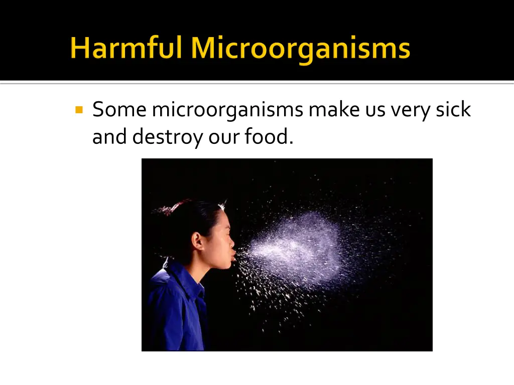 some microorganisms make us very sick and destroy