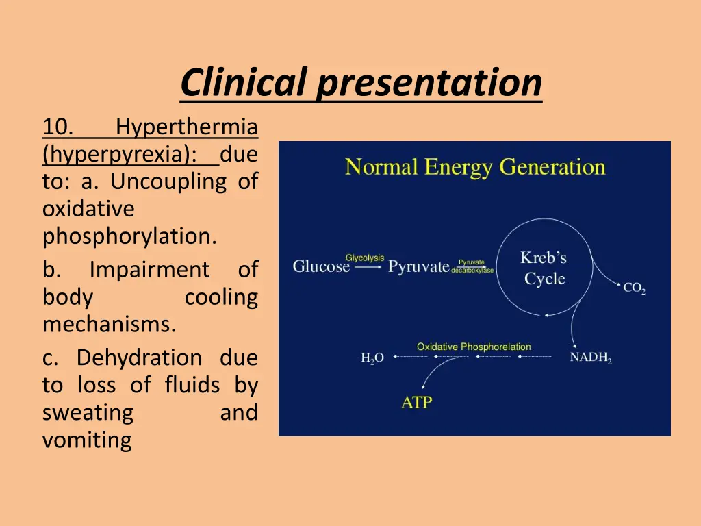 clinical presentation hyperthermia hyperpyrexia
