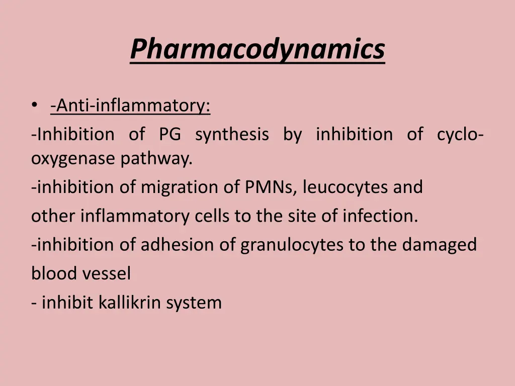 pharmacodynamics
