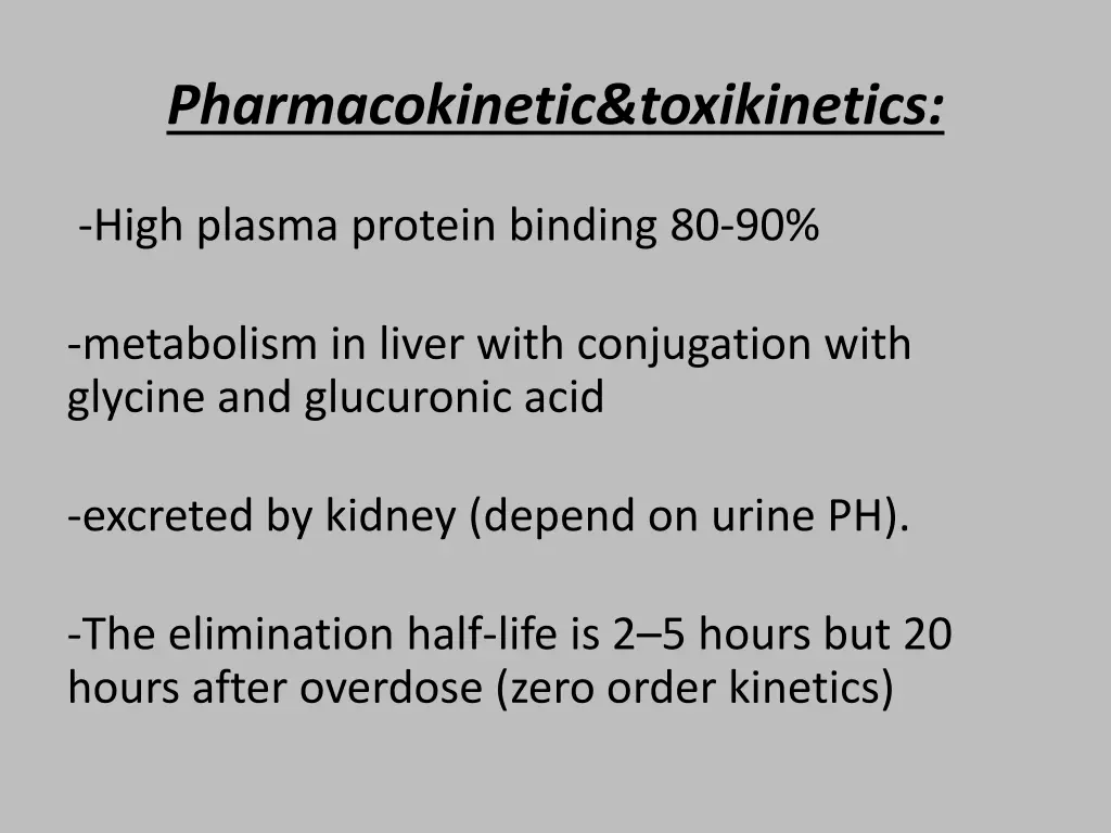 pharmacokinetic toxikinetics