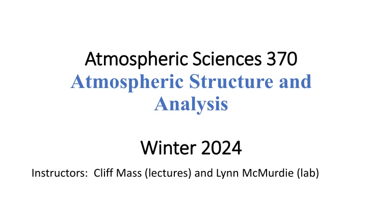 atmospheric sciences 370 atmospheric sciences