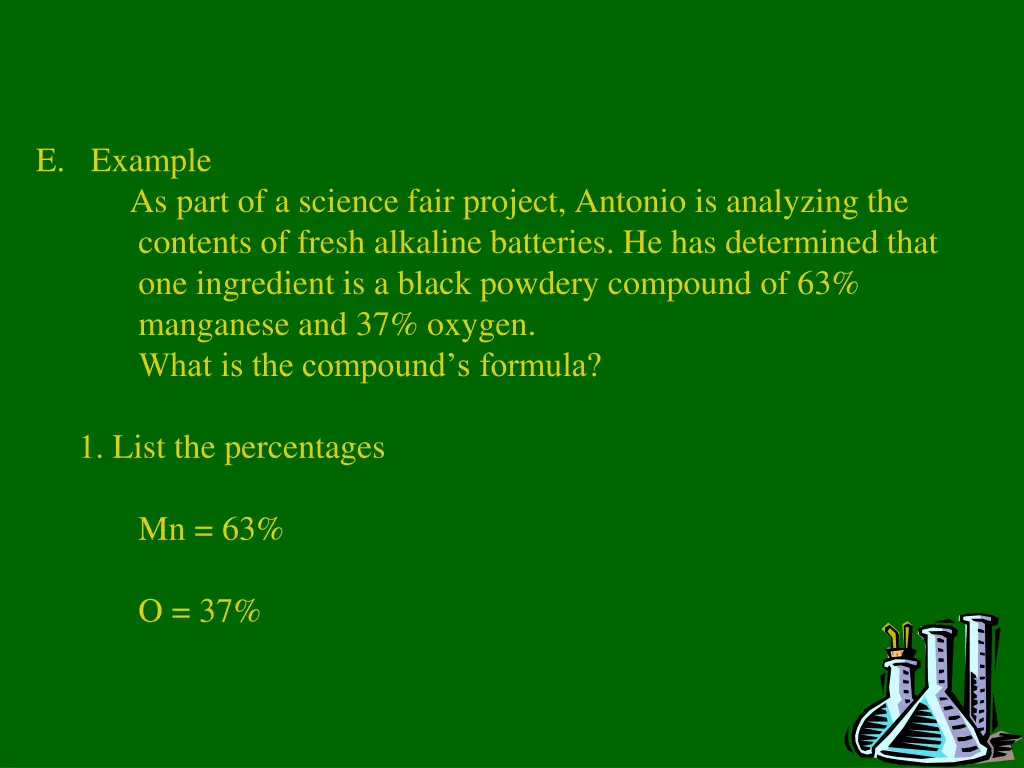 e example
