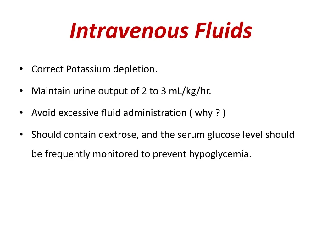 intravenous fluids
