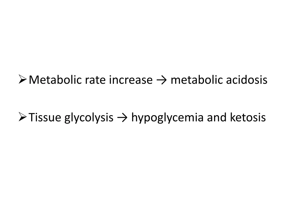 metabolic rate increase metabolic acidosis