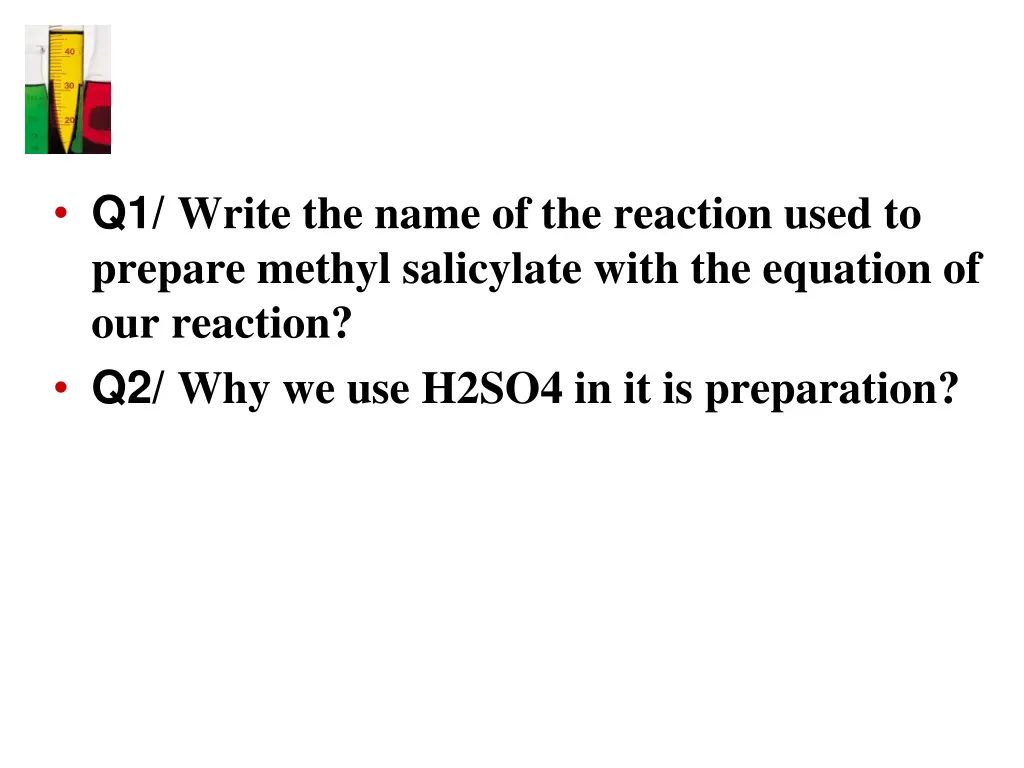 q1 write the name of the reaction used to prepare 1