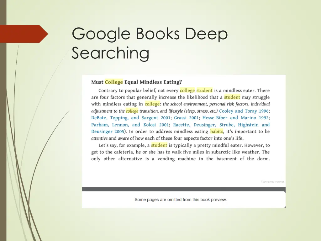 google books deep searching