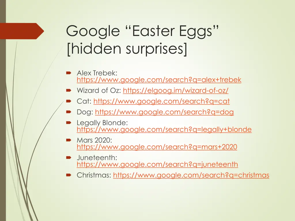 google easter eggs hidden surprises
